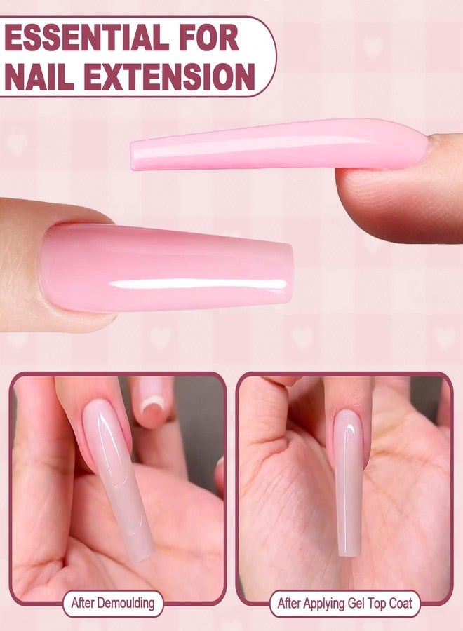 Plman 240 PCS Sandwich Nail Dual Forms, Nail Extension Kit for Beginner & Professional, 14 Sizes Dual Form for Polygel and Builder Gel, Salon and Home DIY Nail Art Tools (Trapezoidal) - Image 4